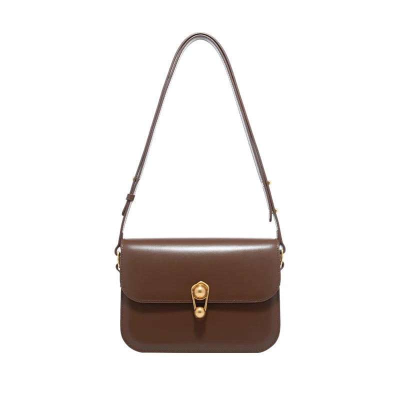 Sac bandoulière cuir PU  LAFESTIN – Structure rigide Fermeture Hasp