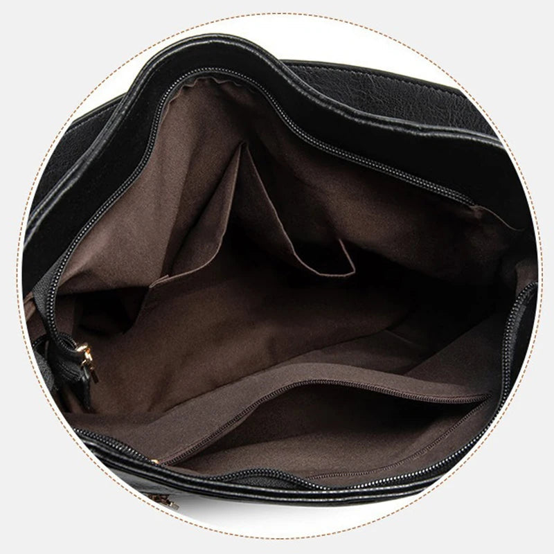 Luxury Women Bag Handbags Women Famous Brand Messenger Bags Leather Designer Handbag 2024 Vintage Big Hobos Female Bag Sac bolso MYNELIA