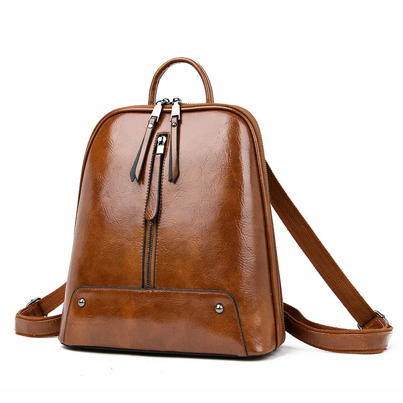 Sac à dos Cuir PU Femme – Grand Format Mode & Voyage MYNELIA