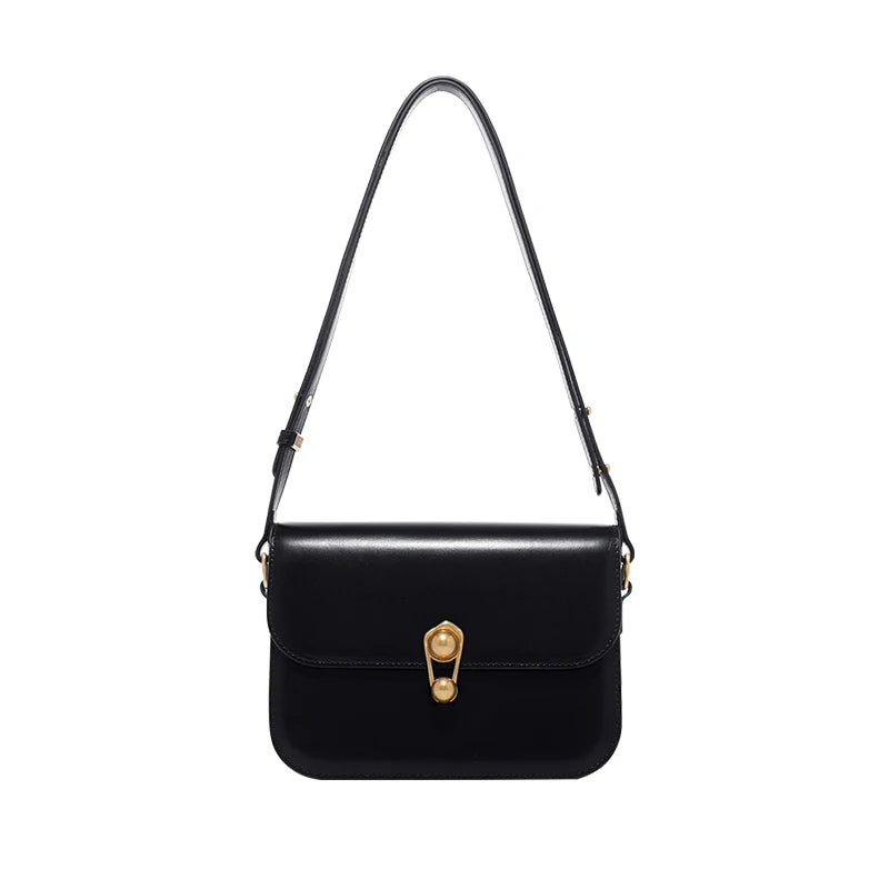 Sac bandoulière cuir PU  LAFESTIN – Structure rigide Fermeture Hasp
