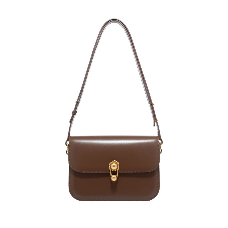 Sac bandoulière cuir PU  LAFESTIN – Structure rigide Fermeture Hasp