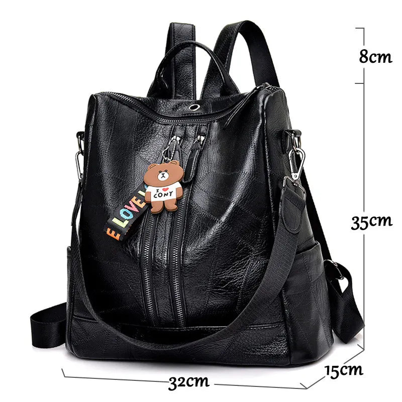 Sac à dos cuir Souple femme — L’Essentiel Raffiné MYNELIA