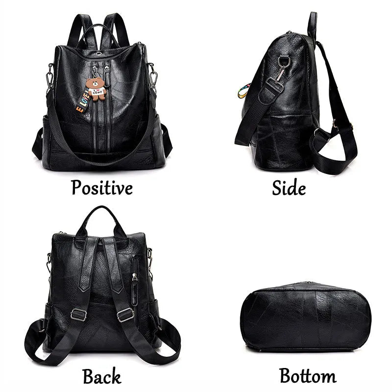 Sac à dos cuir Souple femme — L’Essentiel Raffiné MYNELIA