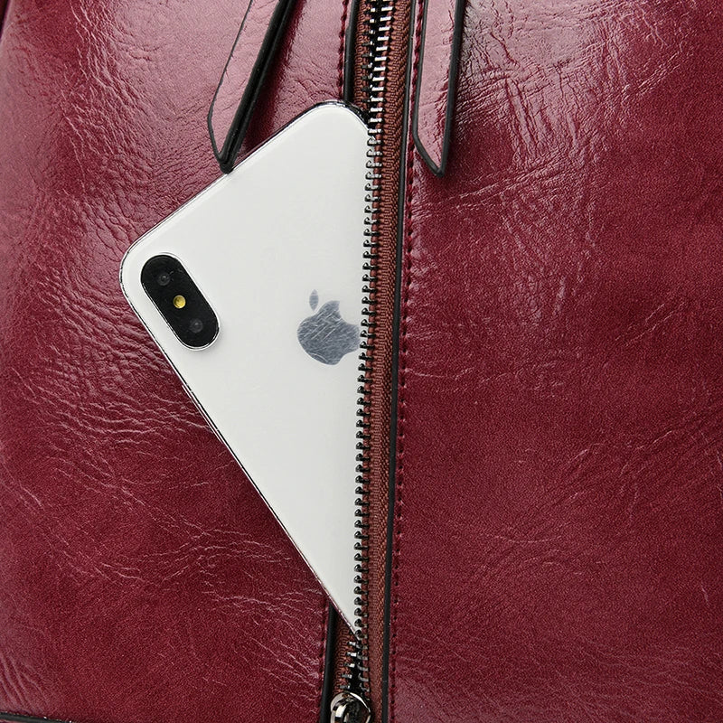 Sac à dos Cuir PU Femme – Grand Format Mode & Voyage MYNELIA