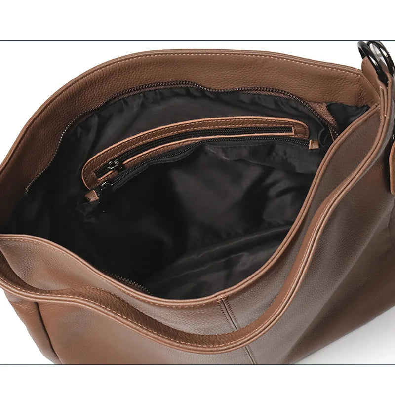 Zency Winter Simple Design Handbag Large Capacity Anti-theft Women's Hobos Shoulder Bags Fashion Elegant Female Crossbody Bag MYNELIA