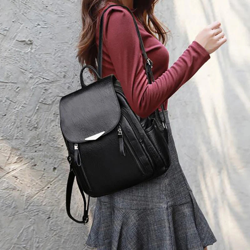 Sac à dos cuir PU Femme-Fashion voyage élégant MYNELIA