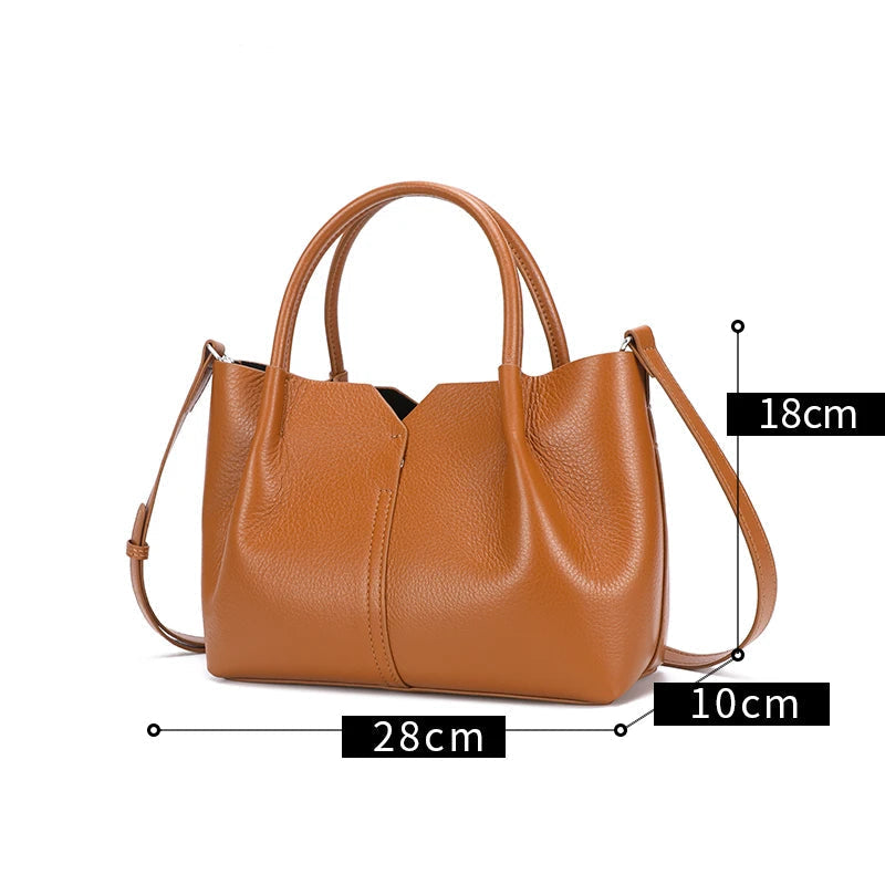 Sac Satchel en Cuir  Ruché Rubans Épaule Croisé
