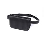 Gürteltasche aus PU-Leder – Gitter-Nieten – Rock Glamour