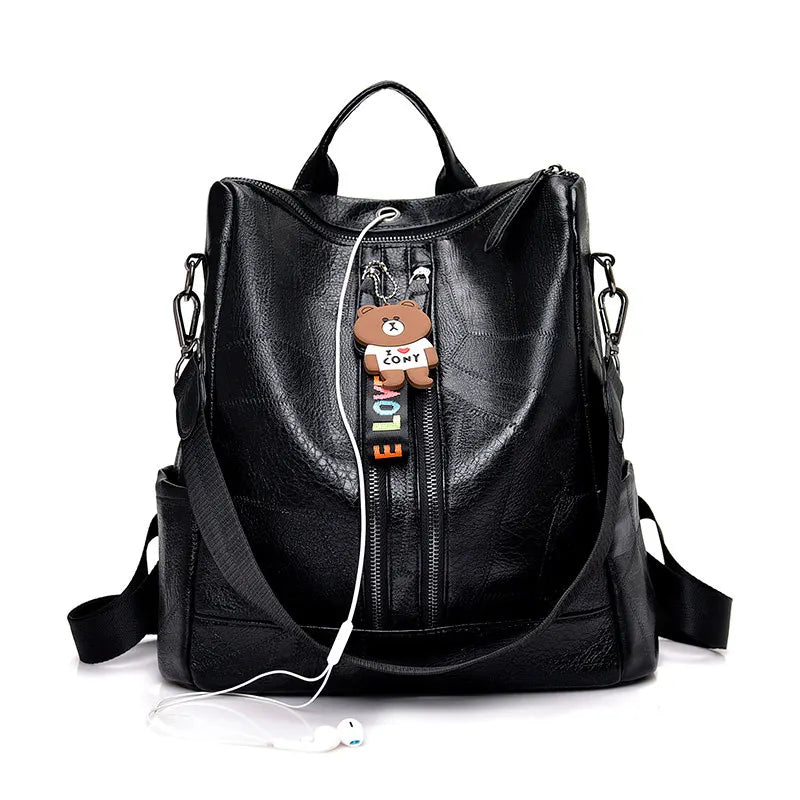 Sac à dos cuir Souple femme — L’Essentiel Raffiné MYNELIA