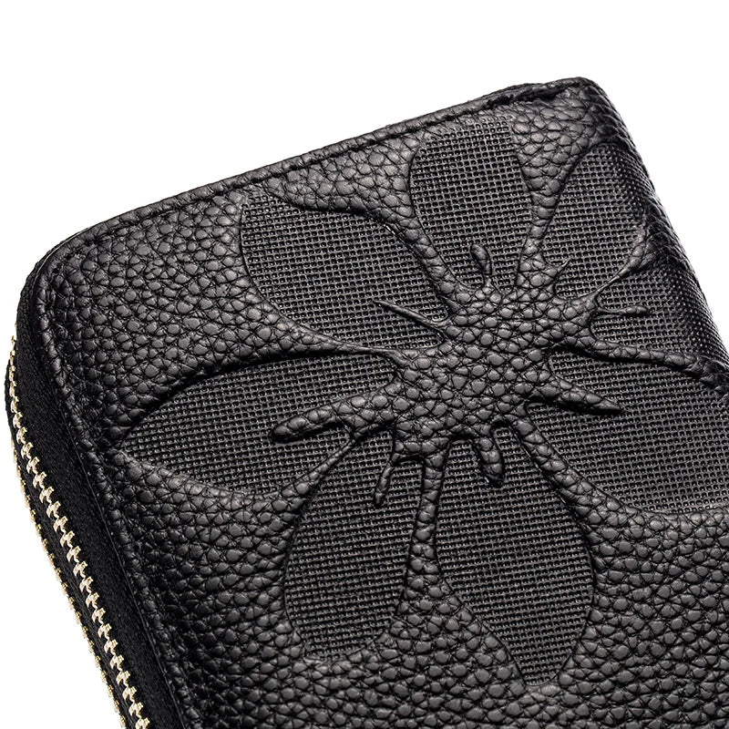 Portefeuille cuir – Double zip & Protection RFID