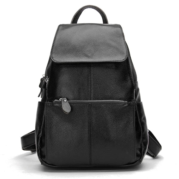 Sac à dos femme en cuir véritable – Anti-Vol, Grande Capacité MYNELIA