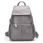 Sac à dos femme en cuir véritable – Anti-Vol, Grande Capacité MYNELIA