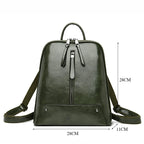 Sac à dos Cuir PU Femme – Grand Format Mode & Voyage MYNELIA