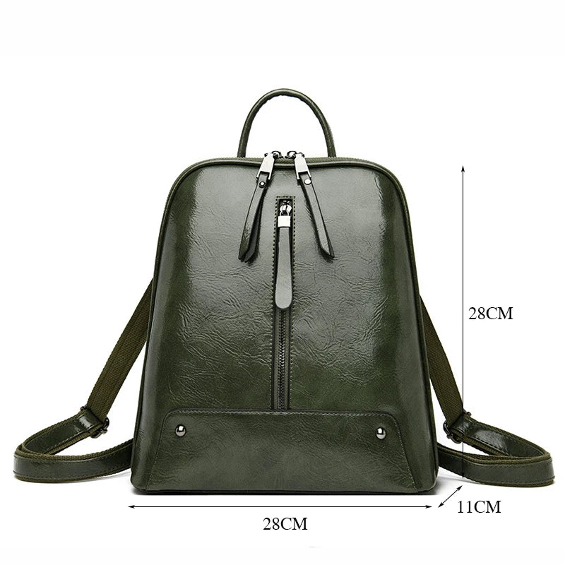 Sac à dos Cuir PU Femme – Grand Format Mode & Voyage MYNELIA