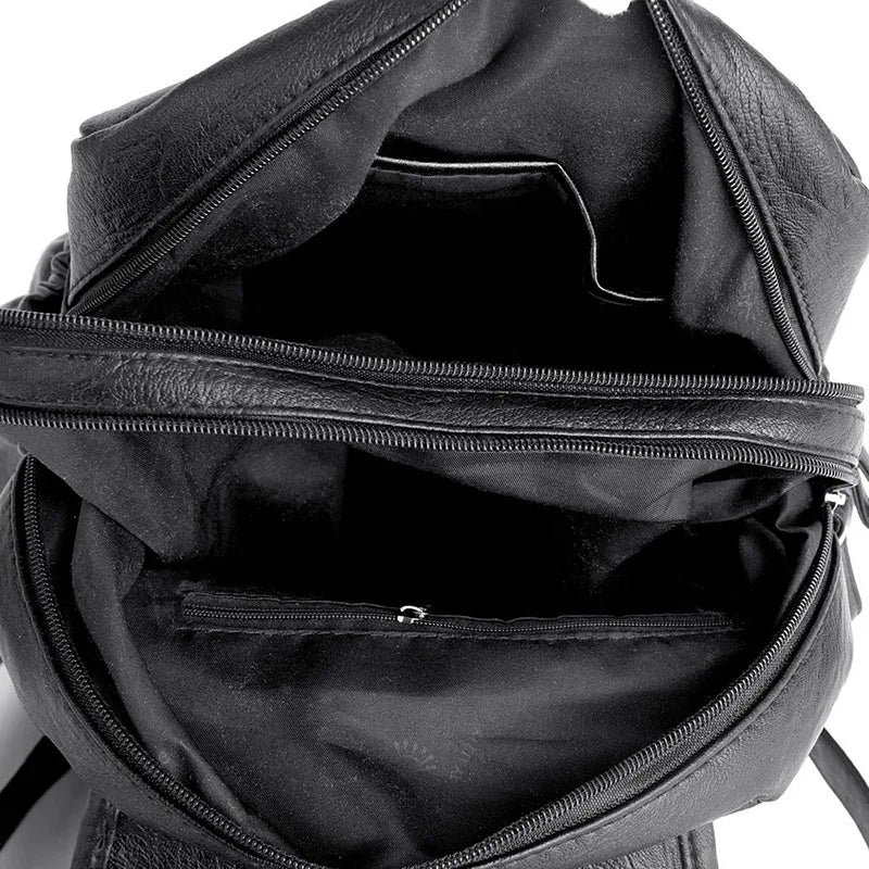 Sac à dos vintage Femme – Simili-Cuir PU Rivets Style Fashion