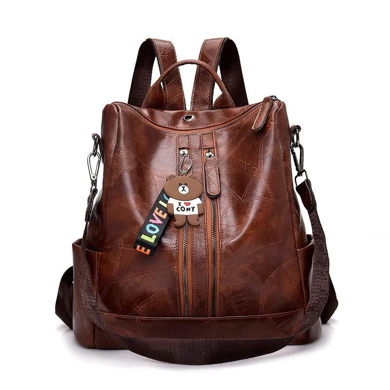 Sac à dos cuir Souple femme — L’Essentiel Raffiné MYNELIA