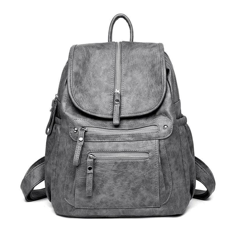 Sac à dos vintage Femme – Simili-Cuir PU Rivets Style Fashion