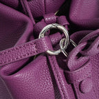 Sac bucket en cuir véritable souple – Doublure cuir