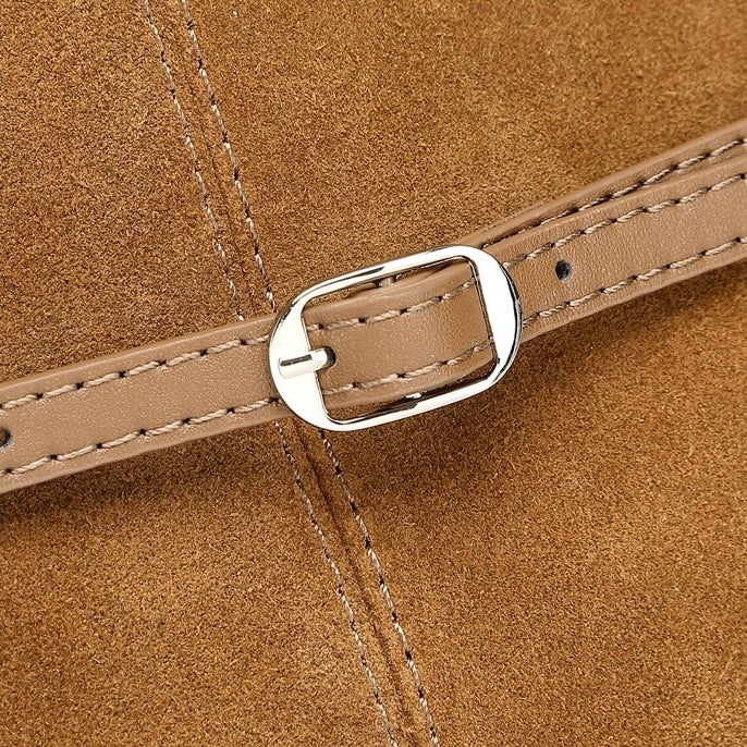 Oversized Wildleder Aktentasche Geräumige Handtasche Umhängetasche Damen Schlauchige Pendler-Premium-Handtasche im Luxus-Stil