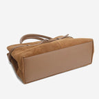 Oversized Wildleder Aktentasche Geräumige Handtasche Umhängetasche Damen Schlauchige Pendler-Premium-Handtasche im Luxus-Stil