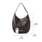 Sac à main Tote cuir véritable – Grand Format Rétro Chic & Bandoulière MYNELIA