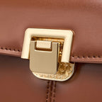 2026 neue Hufeisenschnalle Pendeln Echtleder Tasche Handtasche Einzelschulter große quadratische Umhängetaschen
