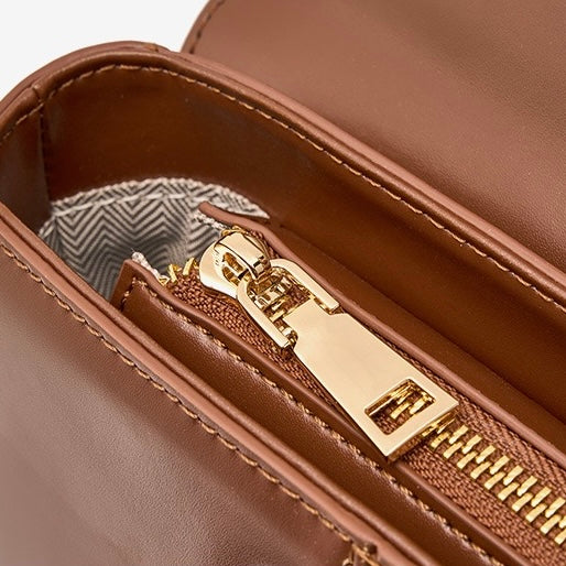 2026 neue Hufeisenschnalle Pendeln Echtleder Tasche Handtasche Einzelschulter große quadratische Umhängetaschen