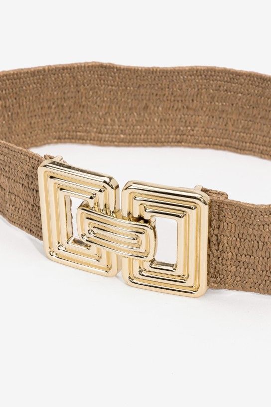 Ceinture en métal élégante couleur Unie-Style Chic,Toutes Occasions MYNELIA