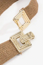 Ceinture en métal élégante couleur Unie-Style Chic,Toutes Occasions MYNELIA