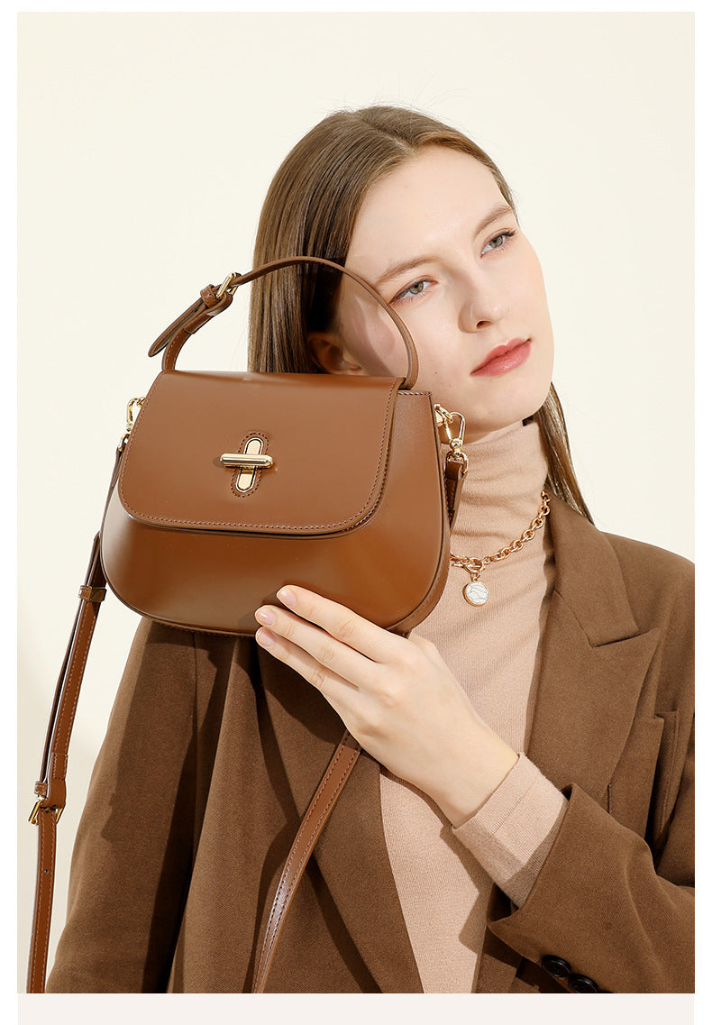 Sac à main cuir véritable Femme – Saddle Bag Luxe