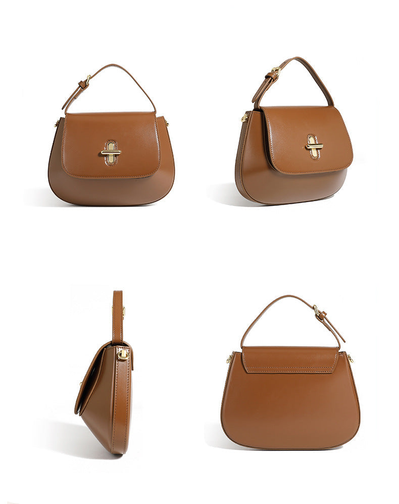 Sac à main cuir véritable Femme – Saddle Bag Luxe
