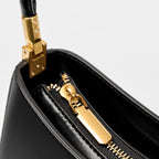 Hobo Bag aus Spaltleder – Elegante Umhängetasche mit Doppelgriff