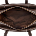 Sac Satchel Cuir Souple Doublure Poches Épaule Croisé