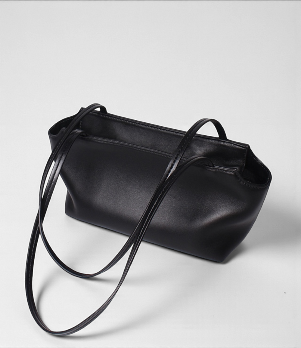 Sac Tote en Cuir grain d’agneau Minimaliste Style Coréen