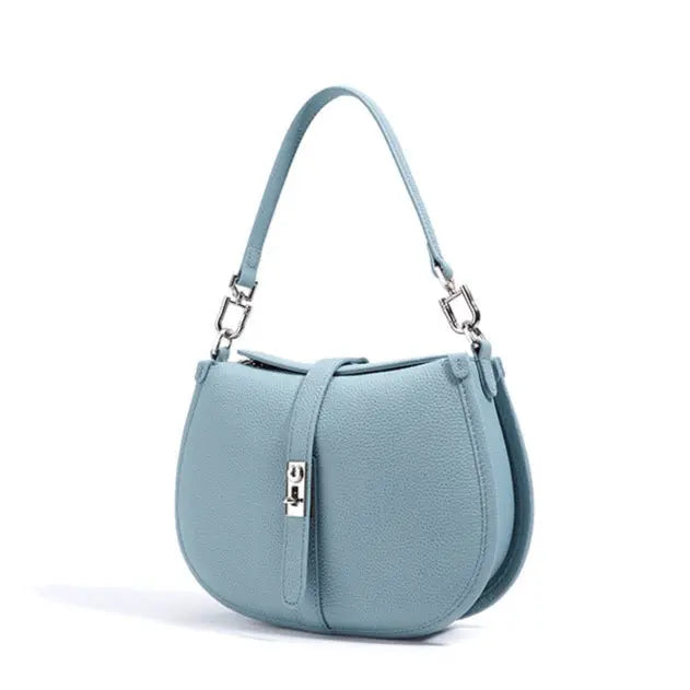 Sac à main en cuir de vachette-Design haut de gamme MYNELIA