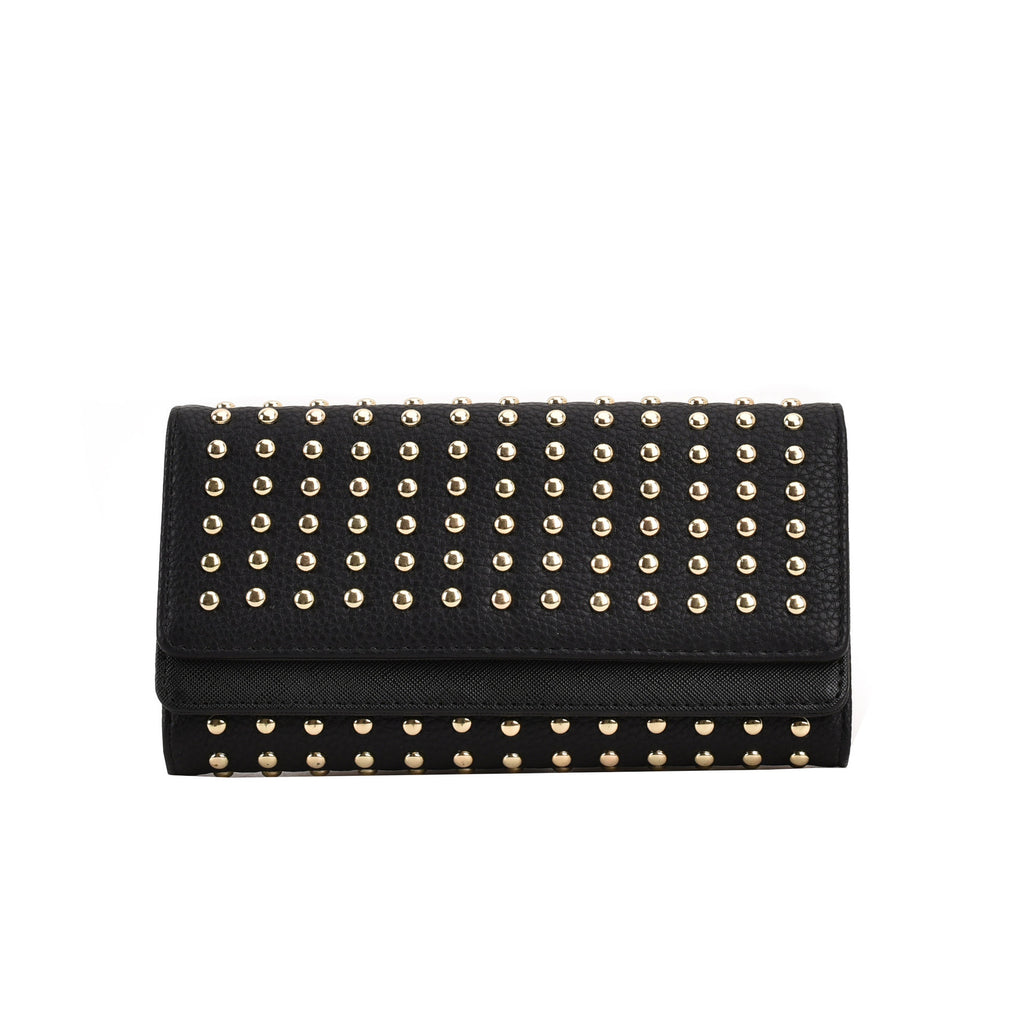 Portefeuille Femme double rabat – Style punk fashion