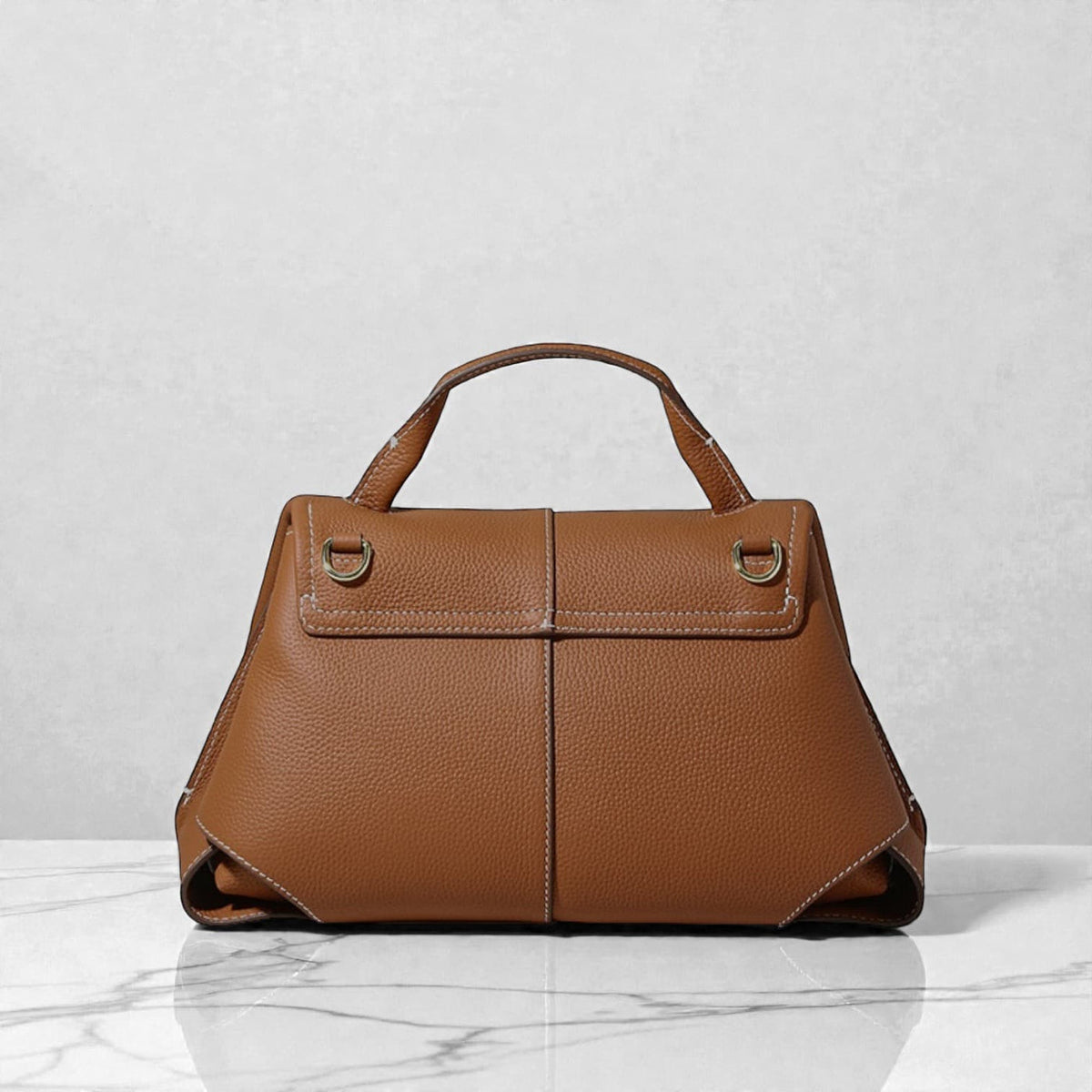 Sac cabas femme souple en simili cuir PU – Porté épaule ou bandoulière