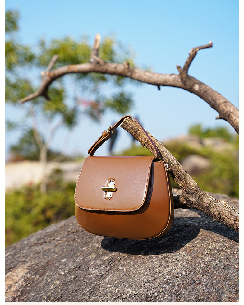 Sac à main cuir véritable Femme – Saddle Bag Luxe