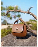 Sac à main cuir véritable Femme – Saddle Bag Luxe