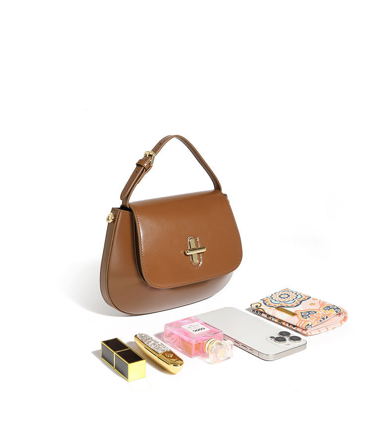 Sac à main cuir véritable Femme – Saddle Bag Luxe