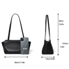 Sac Tote en Cuir grain d’agneau Minimaliste Style Coréen