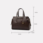 Sac Tote PU Cuir Vegan Souple Double Fermeture