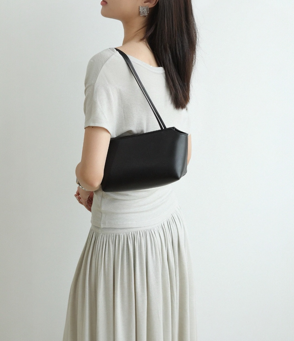 Sac Tote en Cuir grain d’agneau Minimaliste Style Coréen