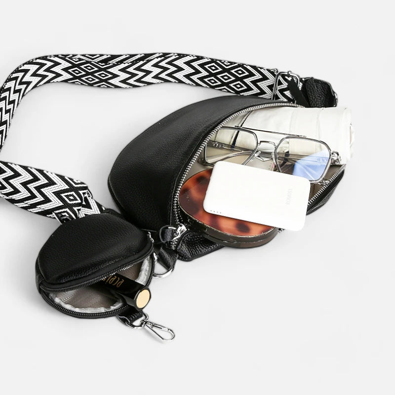 Sac banane bandoulière avec porte-monnaie – Style Urban Chic