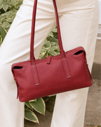 Sac Bowling cuir véritable Double anse – Élégance & Initiales Personnalisées