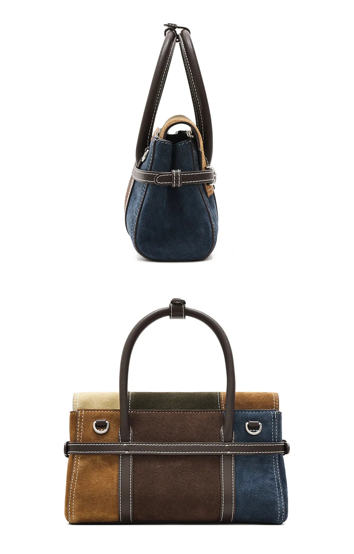 Sac Tote Casual Tissu Souple Spacieux Élégant