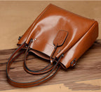 Genuine Leather Bags For Women Messenger Handbags Women Famous Brands Fashion Luxury Shoulder Bags MYNELIA