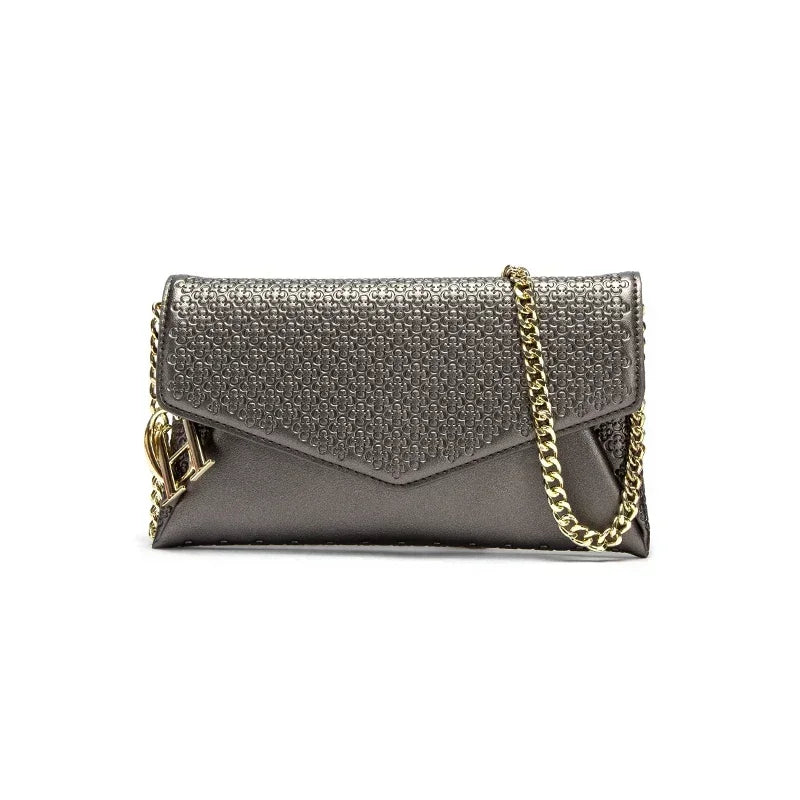 CH Brand Designer Exclusive Women's Handbag Party 2025 New Luxury Vintage Classic Design High-quality Women's Clutch Bag MYNELIA
