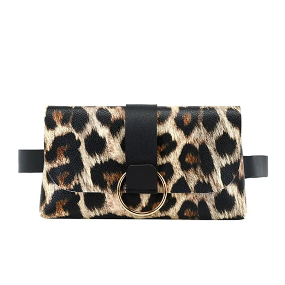 Sac ceinture 2-en-1 Femme Porte-Monnaie & Téléphone – Motifs Animaliers, Fermeture Rabat, Ultra-Plat, 5 Motifs