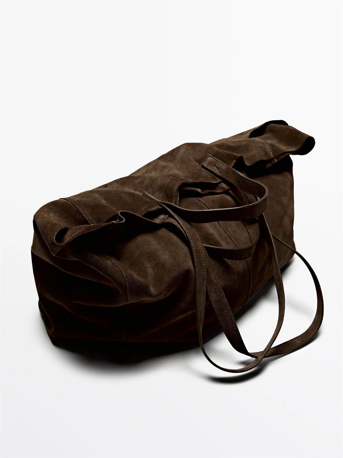 Grand sac cabas aspect suédé
